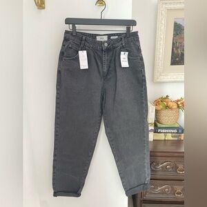 New look black denim jeans high waist size 8 NWT